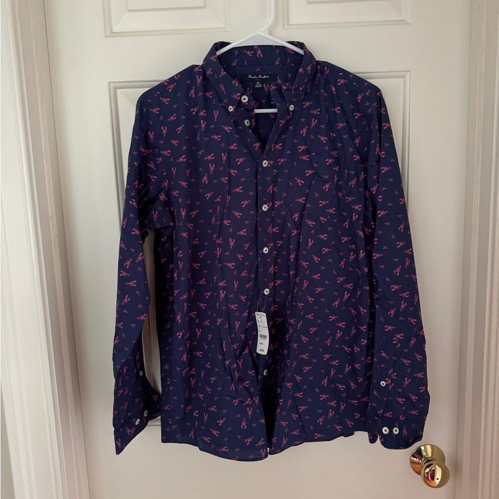 NWT Brooks Brothers Lobster Button Down Shirt